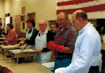Lions Pancake Breakfast in progress